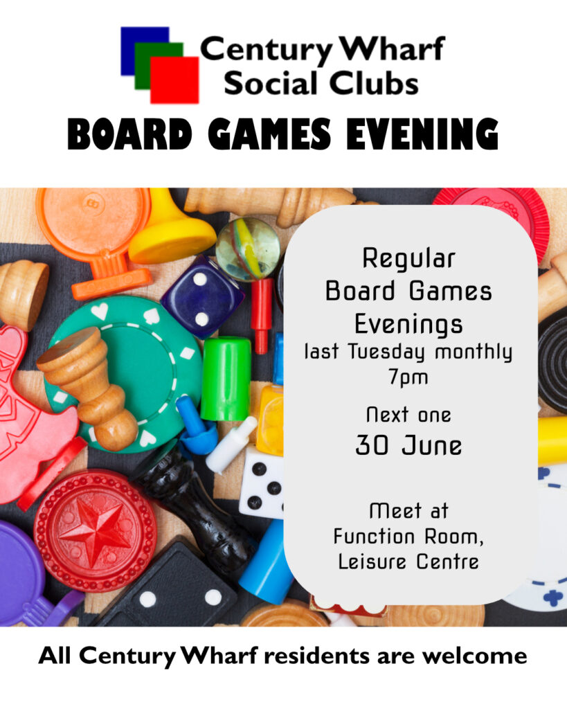 board games at leisure suite